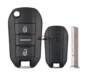 Lưỡi HU83 Trống Chìa Khóa Lật Từ Xa <span class=keywords><strong>2</strong></span> Nút Cho <span class=keywords><strong>Peugeot</strong></span> 508 - Product Image 1