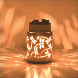 Arı Aroma elektrikli balmumu eriyik tütsü brülör dekoratif lamba gece lambası Tart aromaterapi difüzör balmumu erime isıtıcı Tart ısıtıcıları