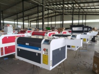 Machine de gravure laser CO2 1060 CNC pour bois/MDF/pierre/plastique/verre, système de contrôle compatible RD8445, refroidissement par eau amélioré