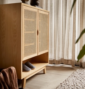 Creative Nordic <strong>French</strong> Country Style High Legs Design Small <strong>Shelves</strong> With Shoe Placement Cabinet - Product Image 4
