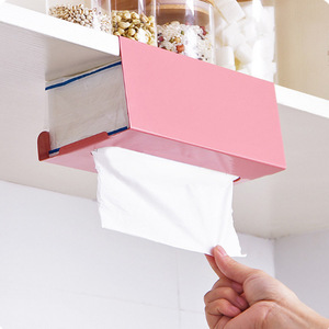 Support mural en fer pour essuie-tout sous l'armoire, 23,5x11x9,4cm, type crochet, pour rangement de cuisine – Produits domestiques de haute qualité - Product Image 1