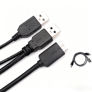 SIPU 2026 Nuevo <span class=keywords><strong>Cable</strong></span> <span class=keywords><strong>USB</strong></span> 3.0 <span class=keywords><strong>Micro</strong></span>-B para Disco Duro Externo, <span class=keywords><strong>Cable</strong></span> de Datos <span class=keywords><strong>USB</strong></span> de Doble Extremo con Fuente de Alimentación <span class=keywords><strong>Auxiliar</strong></span> 0.5m 1m - Product Image 2