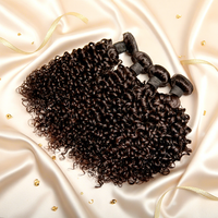 Extensions de cheveux 100% indiens vierges Remy, perruques bouclées à dentelle frontale, ondulations Baby Pineapple, tissage de cheveux pour femmes noires Rumoon RM