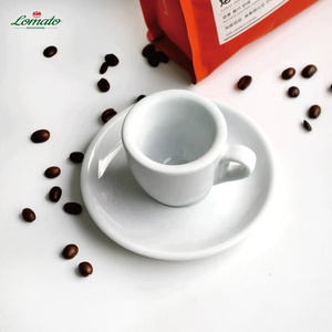 Ensemble <span class=keywords><strong>de</strong></span> tasses à <span class=keywords><strong>café</strong></span> en céramique <span class=keywords><strong>de</strong></span> style italien avec soucoupes, vente en gros, logo personnalisé, ensemble <span class=keywords><strong>de</strong></span> tasses à expresso en grès épais - Product Image 6