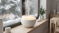 Humidificateur ultrasonique à grande capacité avec haut-parleur puissant pour chambre à coucher, à effet de goutte d'eau dansante et bruit blanc, OEM ODM, logo personnalisé