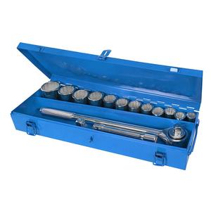 Silverline <b>Socket</b> Set 3/4" Drive 12pt Metric 15pce 22 - <b>46mm</b> - Product Image 1