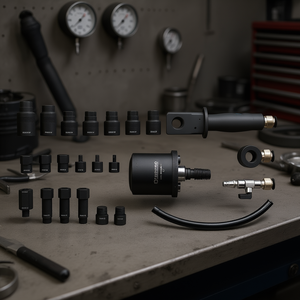 Kit d'outils de diagnostic Fasano avec plusieurs adaptateurs et tuyau pour des mesures de précision - Product Image 3