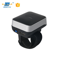 Escáner de Código de Barras Inalámbrico de Anillo Dyscan 2D Compatible con BT para Inventario, Lector de Imágenes para Dispositivos Móviles DI9010-2D
