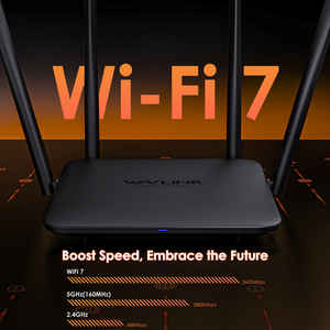 เราเตอร์เกมมิ่ง Wavlink BE5100 Wi-Fi 7 แบบดูอัลแบนด์ 4096-QAM รองรับโหมด EverythingMesh/เราเตอร์/AP/รีพีทเตอร์ พร้อมเสาอากาศภายนอก WEP 4 เสา - Product Image 2