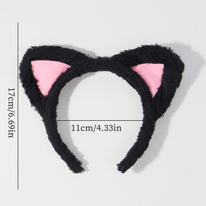 Fabriek Groothandel Paasfeest Pluche Dier Kitten Oren Hoofdband Hoofdtooi Cartoon Kattenoren Hoofdbanden Voor Kinderen Volwassenen - Product Image 5