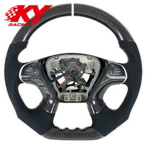Volant de course personnalisé en fibre de carbone et suède pour Infiniti Q70 Hybrid Q70S QX70 Q70L Q70M M25 M35 M37 M56 Q50 Q60 - Product Image 1