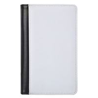 Cahier à feuilles mobiles A5 en PU vierge à sublimation ponctuelle Cahier à reliure à anneaux de bureau à motif personnalisé