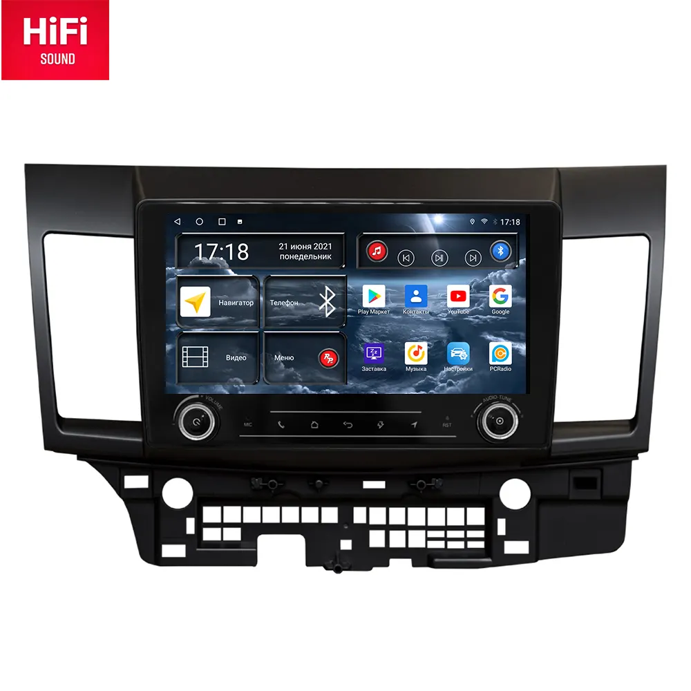 Redpower HI-Fi DVD de coche para Mitsubishi Lancer 2007 - 2012 Radio DSP Multimedia Android 10,0 2 Din GPS Carplay Audio Video