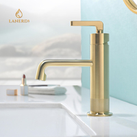 Prix eau salle de bain bassin évier robinet mitigeur chine articles sanitaires or Laser LOGO acier inoxydable moderne céramique brossé