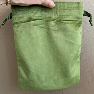 Bolsa de terciopelo de lujo con cordón para cosméticos, joyería fina, relojes, logotipo personalizado, serigrafía en tela, embalaje para gemas, gafas, collares - Product Image 4