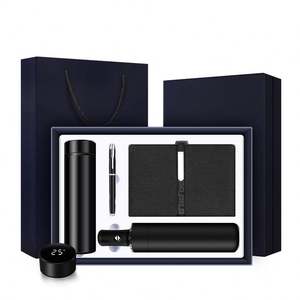 Juego de Regalo de Cuaderno con Logotipo Personalizado para Eventos Empresariales, Caja de Regalo de 4 Piezas, Actividades Corporativas, Juego de Regalo Promocional para Empleados - Product Image 4