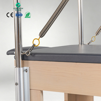 Machine de Pilates Cadillac réglable multifonction en bois d'érable CONTRON, durable et écologique, pour la force et la flexibilité en studio de Pilates