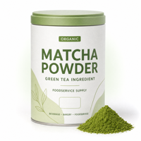 Poudre de Matcha Bio, Ingrédient de Thé Vert pour Boissons, Pâtisseries et Services Alimentaires, en Boîte