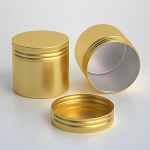 Boîte cylindrique en aluminium de 250 ml/250 g, conteneur en étain de qualité alimentaire, boîte à thé en vrac, bougies, pot en aluminium - Product Image 5