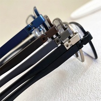Qingqing vente en gros 2025 aluminium slip cut verre photogray anti lumière bleue lunettes photochromiques à bas prix
