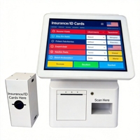Système de point de vente tout-en-un avec écran tactile capacitif 10 points de 15,6 pouces, Windows/Android, imprimante thermique 58 mm/80 mm, caisse enregistreuse