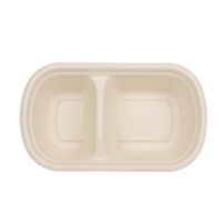 Boîte de restauration rapide de canne à sucre écologique jetable pour salade à emporter gâteau Burger Hamburger pour emballage de déjeuner