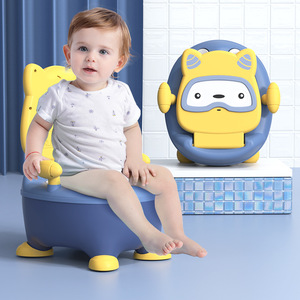 Inodoro Infantil con Diseño de Vaca Adorable, Inodoro Pequeño para Bebés, Diseño Anti-Salpicaduras de Orina, Cajón Separado - Product Image 4