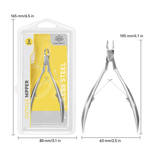Coupe-cuticules en métal, acier inoxydable, pince à peaux mortes, coupe-ongles pour salon de manucure, fournitures de nail art - Product Image 6