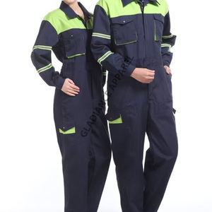 Ensemble de vêtements de travail unisexe personnalisé pour le printemps et l'automne vêtements de protection en coton pour la réparation automobile veste de vêtements de travail de soudage - Product Image 6