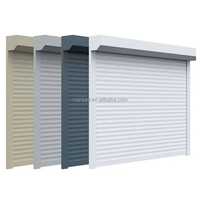 Portes roulantes automatiques bon marché à volet roulant Roulant vers le bas Porte roulante verticale en aluminium et volet roulant de fenêtre électrique