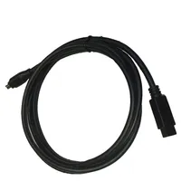 Câble noir IEEE 1394 Firewire 800 vers Firewire 400, 9 broches vers 4 broches mâle/mâle 6 pieds/10 pieds/15 pieds