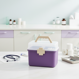 Dayanıklı Taşınabilir Plastik İlk Yardım Çantası Özelleştirilebilir Logo Renkli İlk Yardım Kutusu Filipinler İşyeri Okul Toplu Sipariş - Product Image 1