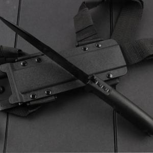 Cuchillo Bowie de Acero Inoxidable de la Mejor Calidad, VENOM, Herramienta para Acampar y Cazar al Aire Libre, Funda de Cuero para Supervivencia, Táctico, Bricolaje - Product Image 3