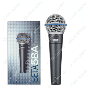 Microfono dinamico cardioide professionale BETA58A con corpo in metallo per performance dal vivo, <span class=keywords><strong>karaoke</strong></span> e registrazione - Product Image 2