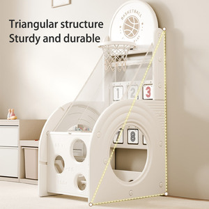 Canestro <span class=keywords><strong>da</strong></span> <span class=keywords><strong>basket</strong></span> per bambini in plastica HDPE sicura, per interni, con bersaglio, gioco sportivo per bambini, diverse modalità di gioco - Product Image 5