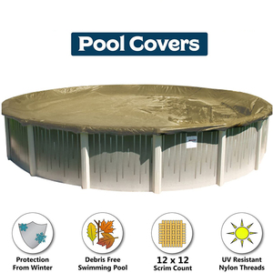 Couverture de piscine ronde au-dessus du sol, personnalisée, Durable, petite, imperméable, pour l'hiver - Product Image 6