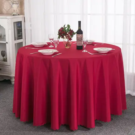 Toalha de mesa retangular branca colorida, toalha de mesa preta marfim, quadrada 100% de poliéster para festa de casamento