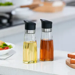 Harga unik kaca memasak minyak dispenser botol mini minyak zaitun botol kaca minyak zaitun botol dengan filter