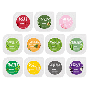 Gran oferta: Mascarilla limpiadora de té verde refrescante, mascarilla de cúrcuma, té verde y gelatina de rosas. - Product Image 4