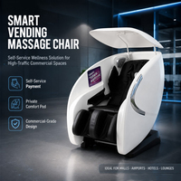 Fauteuil de massage corporel complet à gravité zéro Belove BL-131B à ondes sonores 3D, pour usage commercial, avec paiement par pièces, billets, cartes et code QR - Vente en gros