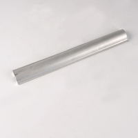 Perfil de Aluminio Semicircular Serie 6000, Última Tecnología T6, Extruido, Anodizado, para Corte, Doblado y Soldadura para Vitrinas