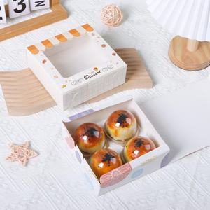 Cajas para Pasteles con Diseño Coreano, Impresión Offset, Grado Alimenticio, Desechables, para Postres y <span class=keywords><strong>Repostería</strong></span> - Product Image 1