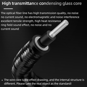 Câble Toslink plaqué or 24 carats ATAUDIO 1m 2m 3m 5m 7,5m 10m Câble <span class=keywords><strong>audio</strong></span> numérique fibre <span class=keywords><strong>optique</strong></span> Toslink mâle mâle <span class=keywords><strong>coaxial</strong></span> en stock - Product Image 6
