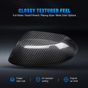 Coque de rétroviseur en fibre de carbone, accessoires intérieurs pour <span class=keywords><strong>Toyota</strong></span> Yaris GR 2020-2024 <span class=keywords><strong>Corolla</strong></span> GR 2019-2024 - Product Image 4