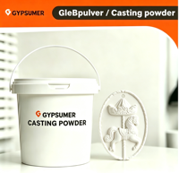GYPSUMER GC03 Plâtre artistique ultra-blanc ultra-dur sans bulles ni impuretés pour feuilles d'aromathérapie DIY