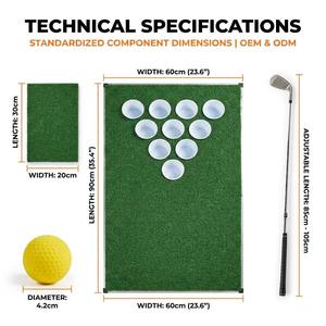 Ensemble de mini-<span class=keywords><strong>golf</strong></span> personnalisé en gros, tapis d'entraînement de <span class=keywords><strong>golf</strong></span> d'intérieur avec putter et balles pour la maison, le bureau et le jardin - Product Image 2