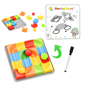 Set di Costruzioni STEM con 24 Pezzi, Pista per Palline, Puzzle per Bambini, Palle Bilancianti, Tavola da Disegno - Product Image 3
