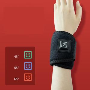 Bantalan pembungkus bahu pemanas elektrik, sabuk pemijat lutut pereda nyeri, sabuk penopang terapi panas elektrik - Product Image 3