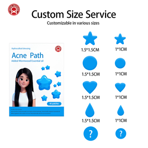 Label Pribadi 36 Pcs Plester Perawatan Jerawat Wajah, Perbaikan Instan, Menghilangkan Noda Bekas Jerawat, Stiker <span class=keywords><strong>Anti</strong></span> Bakteri - Product Image 3