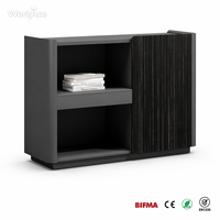 Meuble de bureau moderne en ébène écologique pour salle de réunion, buffet de direction, armoire à thé, ensemble de meubles de bureau en gros du fabricant
